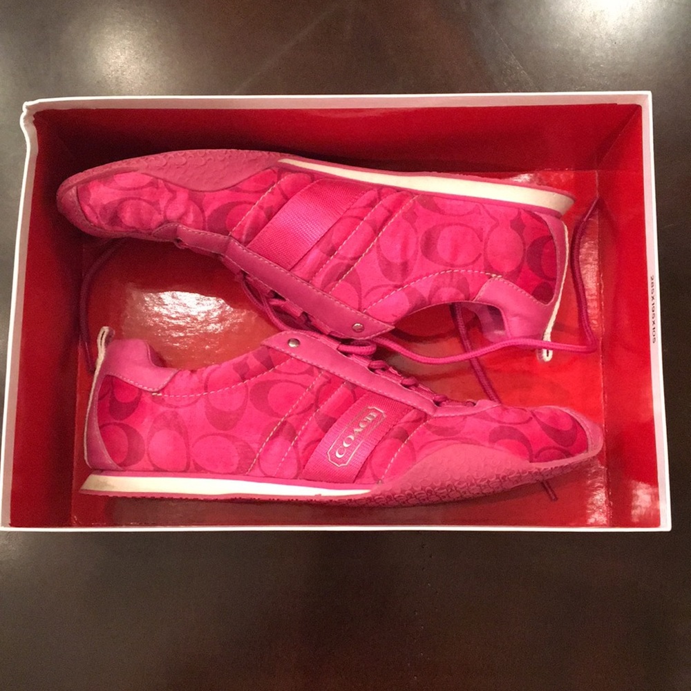 Coach shoes- kelsie prt c nyl/nap